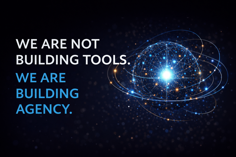 We Are Not Building Tools.